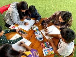 Brushes and Beyond at Swostishree Gurukul: Brushstrokes of Culture