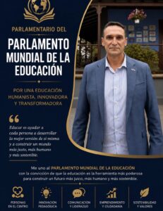 El Director del Colegio Casa Azul, Federico Pedro, se incorpora al Parlamento Mundial de la Educación